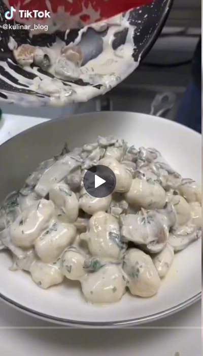 Паста из картофельных нёк